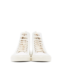Common Projects White Tournat High Sneakers