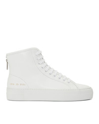 Woman by Common Projects White Tournat High Super Sneakers