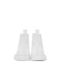 Common Projects White Tournat High Top Sneakers