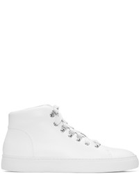 Tiger of Sweden White Yngve High Top Sneakers
