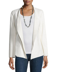 Eileen Fisher Fisher Project Draped Leather Jacket