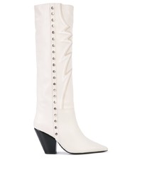 Toga Embroidered Knee Boots