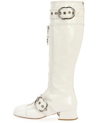 Miu Miu Patent Leather Knee High Boot