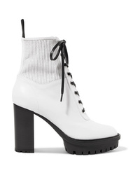 Gianvito Rossi 90 Lace Up Leather Ankle Boots