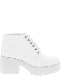 Vagabond Dioon White Ankle Boots White
