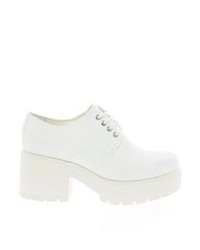 Vagabond Dioon White Lace Up Heeled Shoes