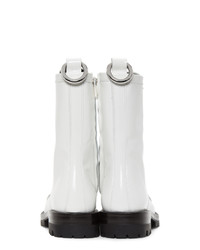 Alexander Wang White Kennah Boots
