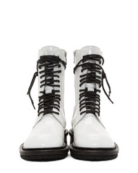 Ann Demeulemeester White Low Rider Boot