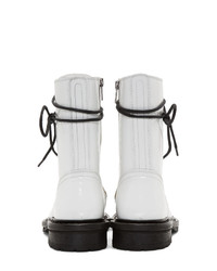 Ann Demeulemeester White Low Rider Boot