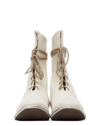Cherevichkiotvichki White Overlap Boots
