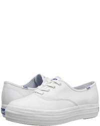 Keds Triple Leather Lace Up Casual Shoes