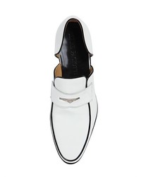 Cesare Paciotti Brushed Leather Dorsay Loafers