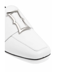 Dorateymur Harput Ii Embellished Textured Leather Loafers White