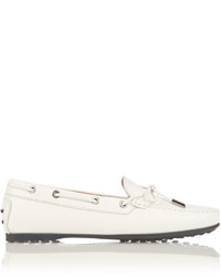 Tod's Heaven Reptile Effect Leather Loafers