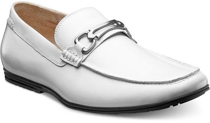 stacy adams white loafers cheap online