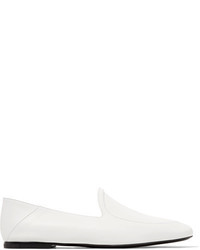 Jil Sander Leather Loafers White