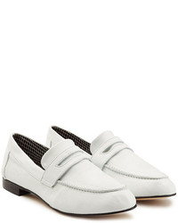 Robert Clergerie Leather Zemoc Slip On Loafers
