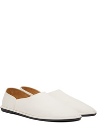 The Row Off White Canal Slip On Loafers