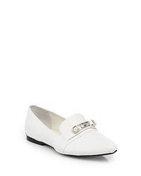 Proenza Schouler Leather Loafers White