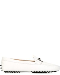 Tod's Buckle Logo Detail Loafers
