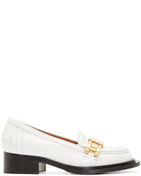Acne Studios White Accent Hardware Penny Loafers