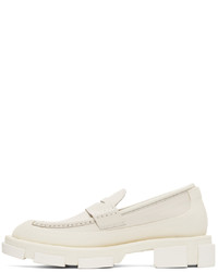 Both White Gao Loafers