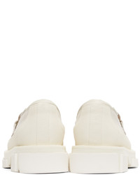 Both White Gao Loafers