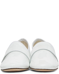 Repetto White Patent Michl Loafers