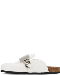 JW Anderson White Plate Loafers
