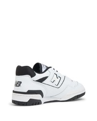 New Balance 550 Logo Embossed Leather Sneakers