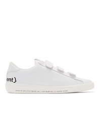 Moncler Genius 7 Moncler Fragt Hiroshi Fujiwara White Leather Sneakers