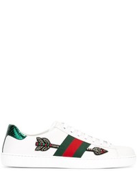 Gucci Ace Embroidered Low Top Sneakers