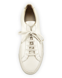 Common Projects Achilles Leather Low Top Sneaker Warm White