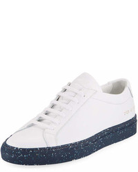 Common Projects Achilles Leather Low Top Sneaker With Confetti Sole