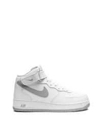 Nike Air Force 1 Mid Whitegrey Sneakers