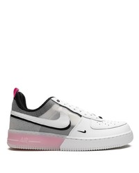 Nike Air Force 1 React Pink Spell Sneakers
