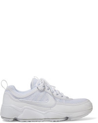 Nike Air Zoom Spiridon Ultra Leather And Mesh Sneakers White