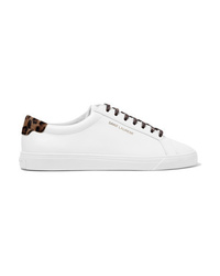 Saint Laurent Andy Calf Med Leather Sneakers