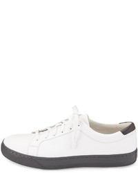 Vince Aster Leather Low Top Sneaker White