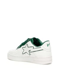 A Bathing Ape Bape Sta 8 M1 Leather Sneakers