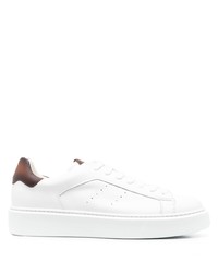 Doucal's Calf  Leather Low Lop Sneakers