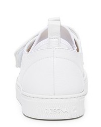 Z Zegna California Velcro Low Top Sneakers