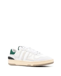 Lanvin Clay Panelled Low Top Sneakers