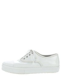 Celine Cline Patent Leather Low Top Sneakers
