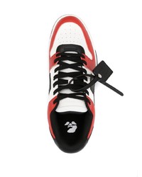 Off-White Colour Block Lace Up Sneakers