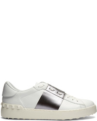 Valentino Colour Block Low Top Leather Trainers