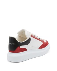 Alexander McQueen Colour Block Panelled Leather Sneakers