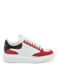 Alexander McQueen Colour Block Panelled Leather Sneakers