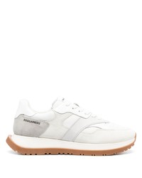 DSQUARED2 Colour Block Panelled Leather Sneakers