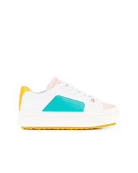 Pierre Hardy Colourblock Lace Up Sneakers